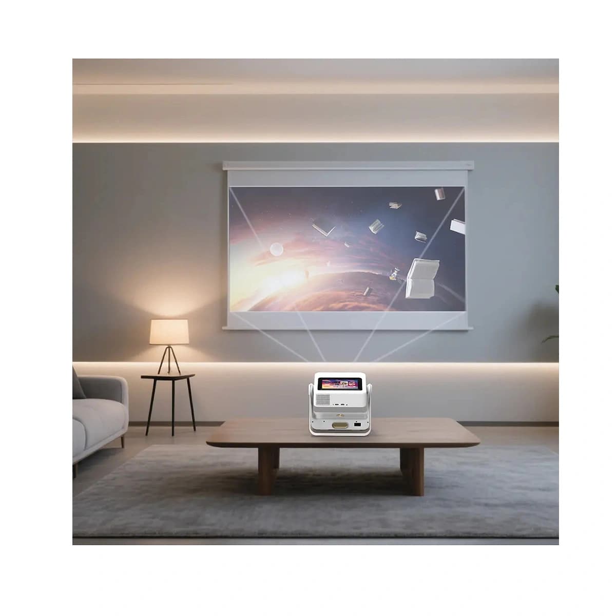 پروژکتور هوشمند Orion 2 گرین لاین با نمایشگر هوشمند و پشتیبانی از 4K مدل GNORI2PRTRWH — تصویر ۵
