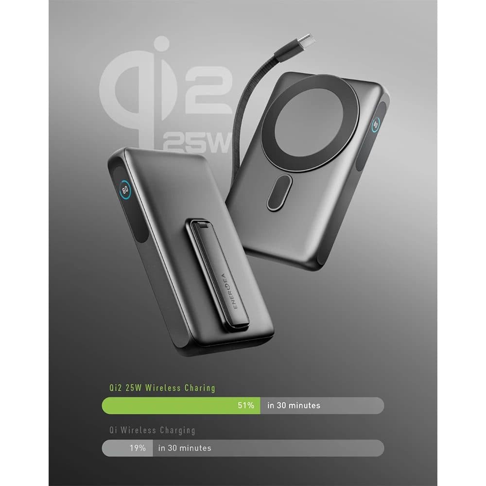 پاوربانک Qi2.2 25W انرژیا | Energea MagPac Ultra 35W 10000mAh — تصویر ۴