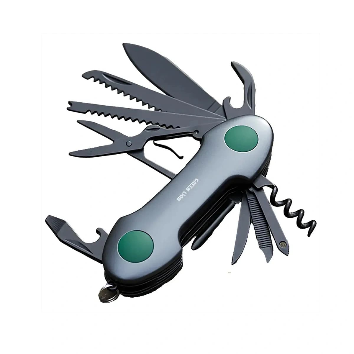 ابزار چندکاره ۱۴ کاره گرین لاین Key Chain Knife مدل GN14N1MTOLBK
