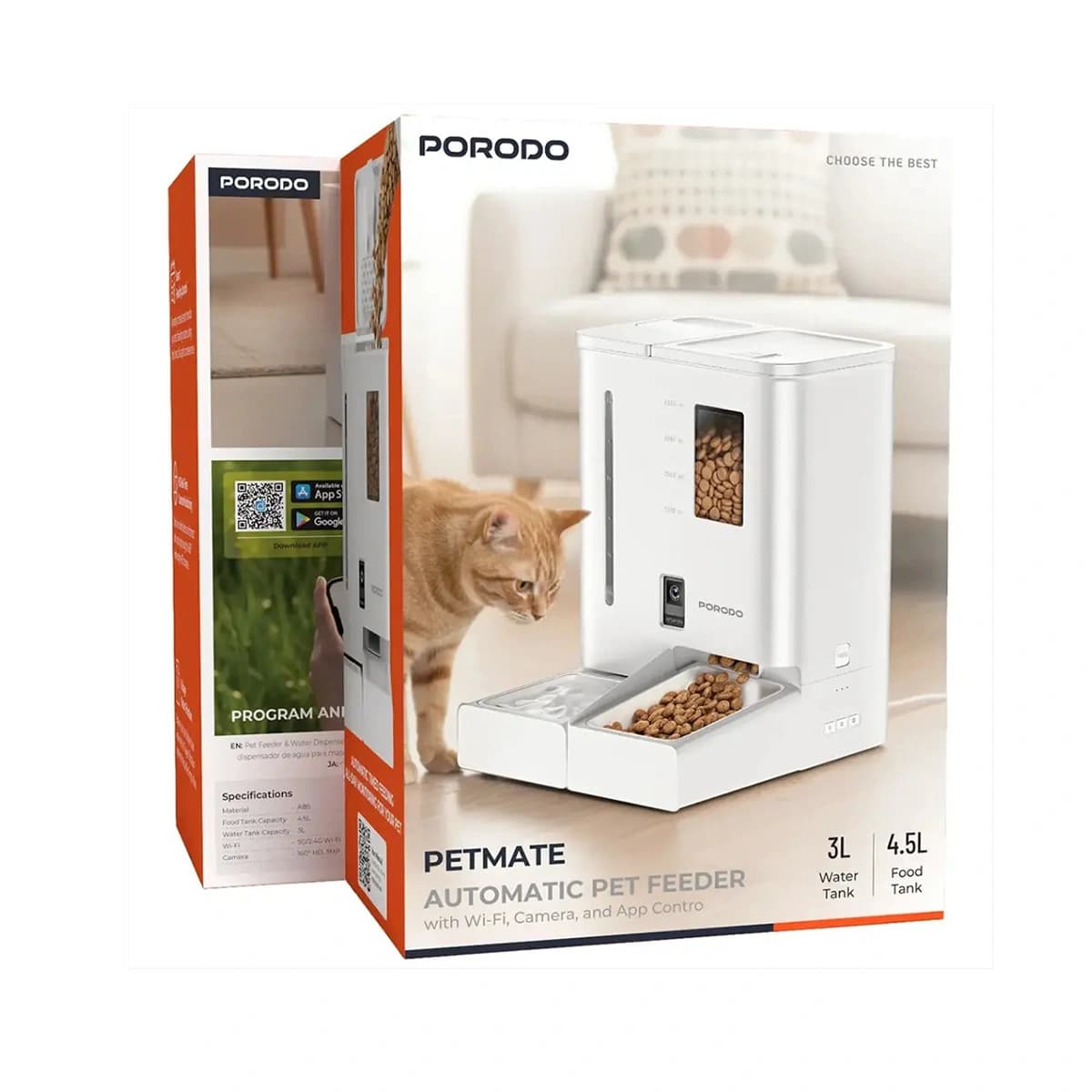 ظرف غذای هوشمند Petmate پرودو مدل PDFD035VWH — تصویر ۴