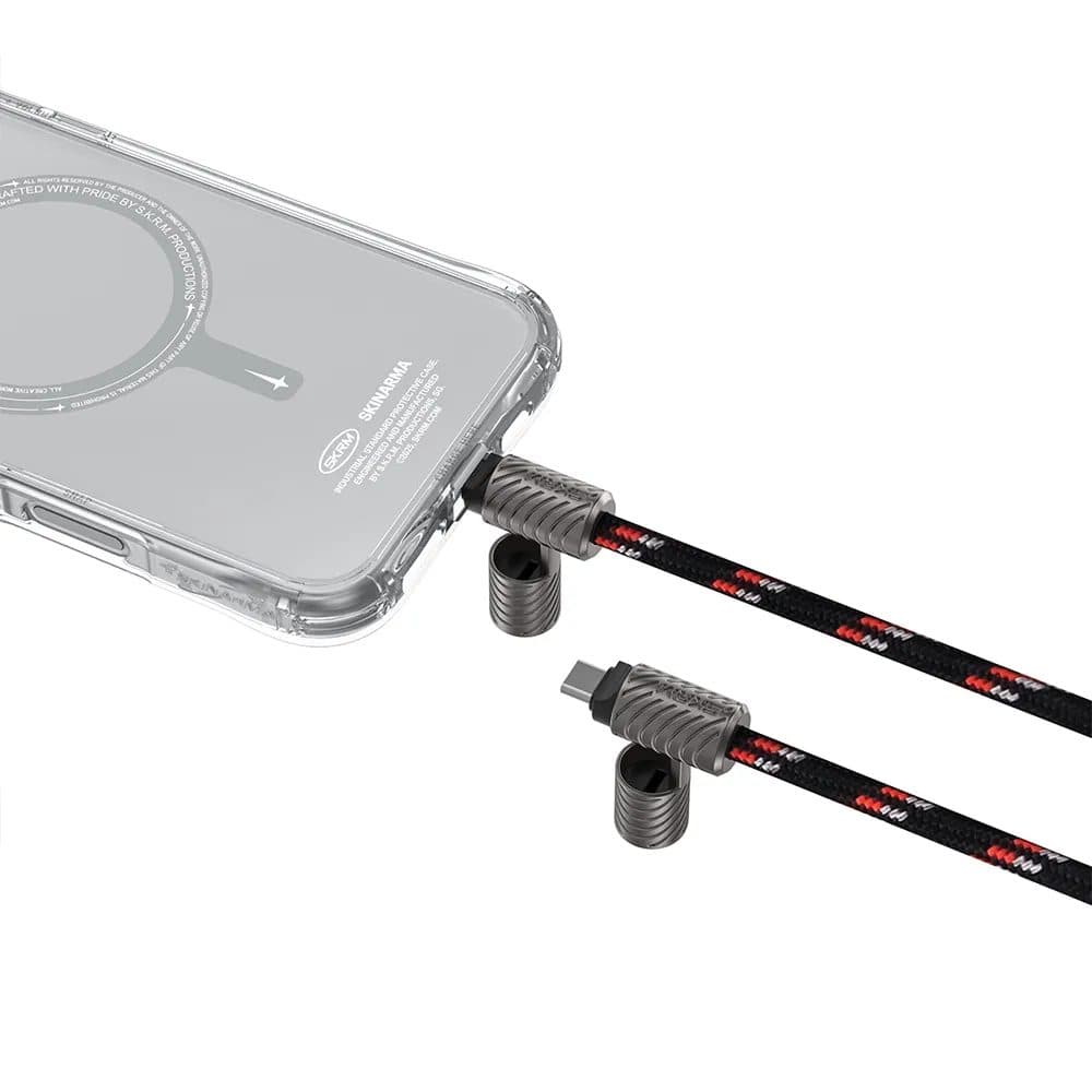 بندآویز گردنی و کابل شارژ SKINARMA DYNO VE Universal Lanyard — تصویر ۳