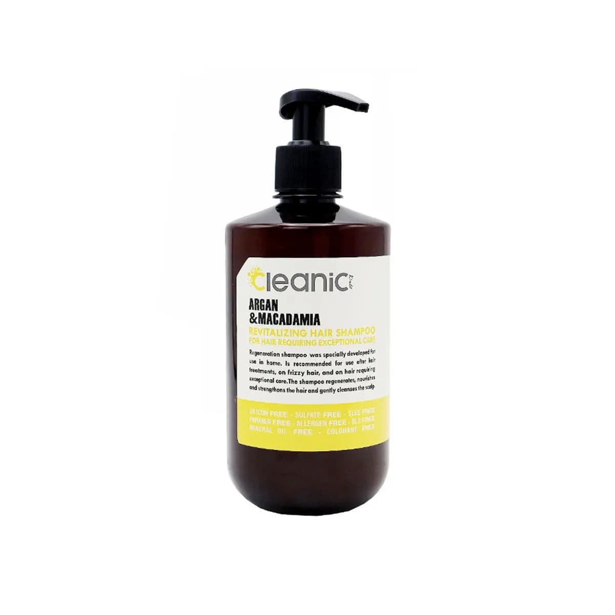 شامپو آرگان و ماکادمیا 550 میلی‌ لیتر کلینیک کندی Cleanic Kindi — تصویر ۲