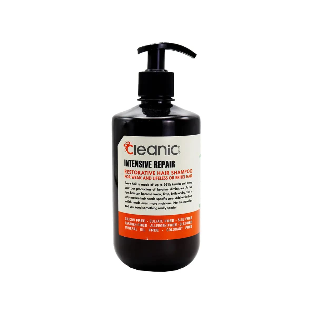 شامپو فری سولفات ترمیم کننده 550 میل کلینیک کندی Cleanic Kindi