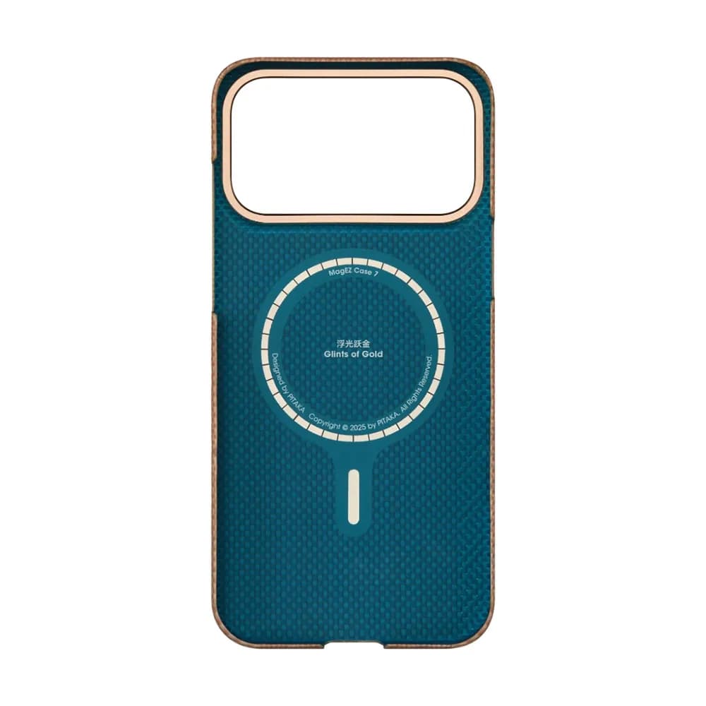 قاب آیفون ۱۷ پرو مکس PITAKA Ultra Slim Golden Glint — تصویر ۱۲