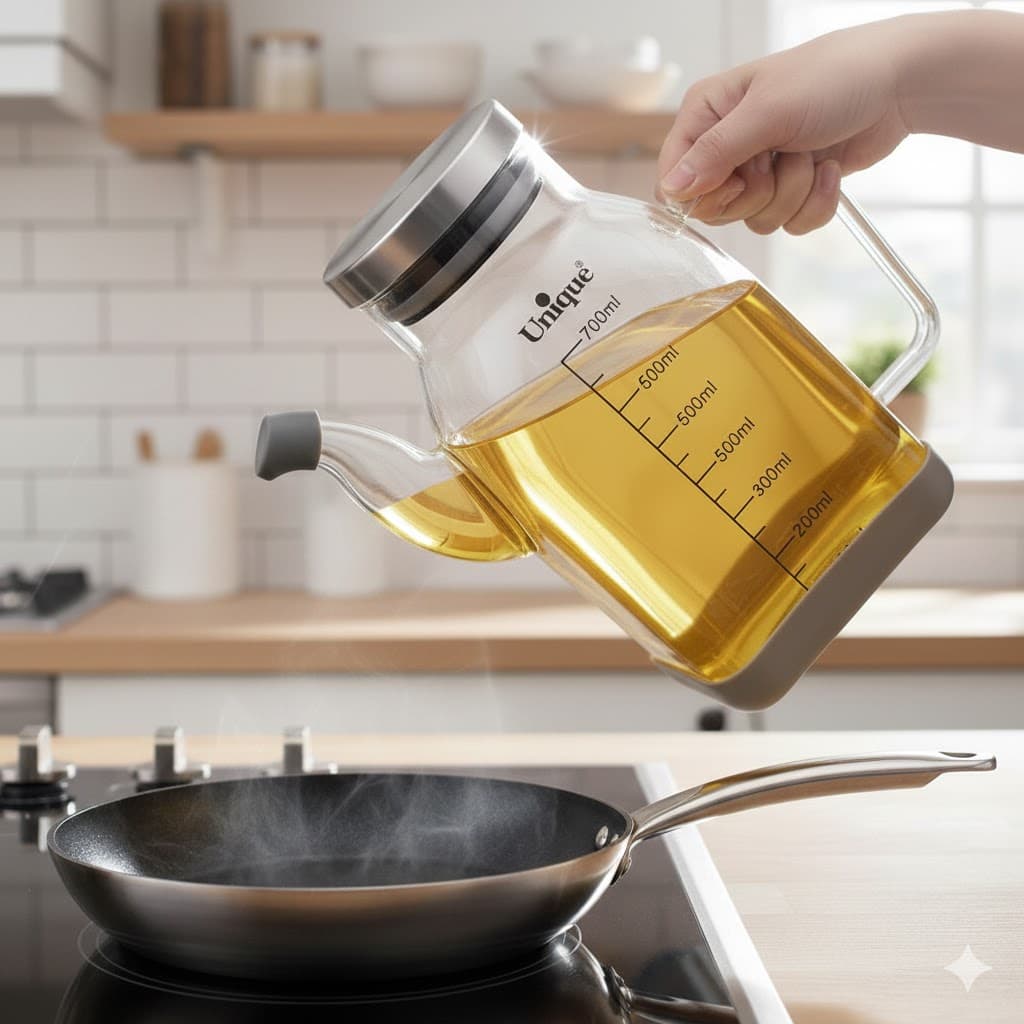 روغن ریز 700میل درب استیل یونیک کد 2030-UN — تصویر ۶