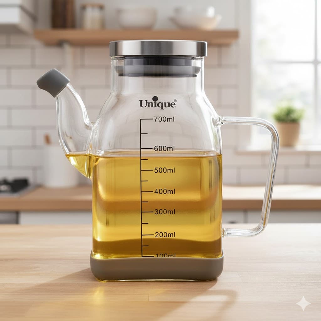 روغن ریز 700میل درب استیل یونیک کد 2030-UN — تصویر ۲