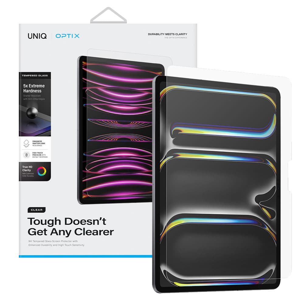 محافظ صفحه نمایش آیپد ایر 13 UNIQ Optix Clear — تصویر ۱۰
