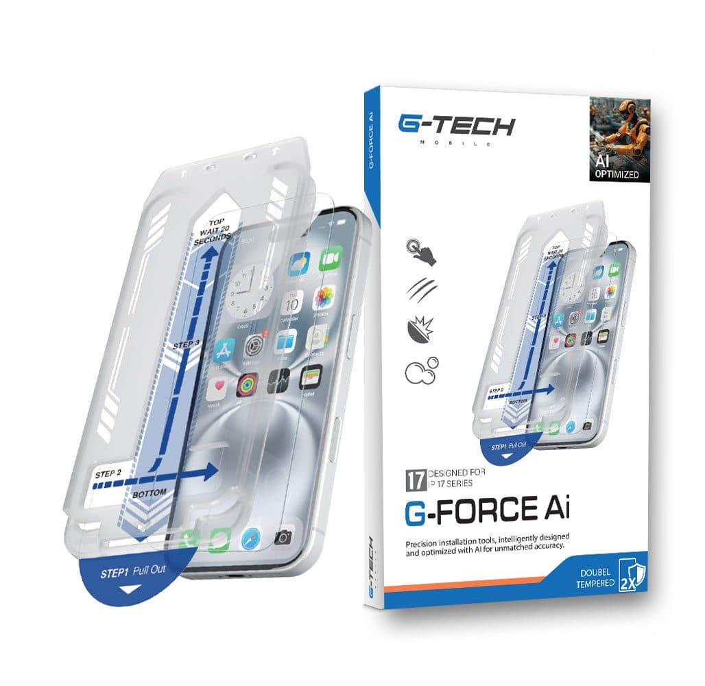 گلس آیفون 17 پرو مکس G-TECH G-FORCE Ai — تصویر ۳