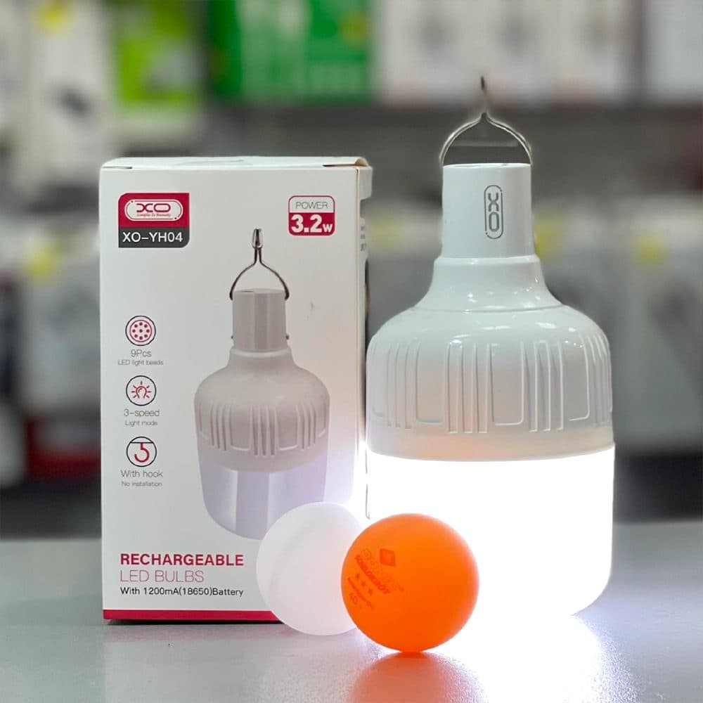چراغ شارژی کمپینگ و چندمنظوره XO YH04 LED Lamp 1200mAh — تصویر ۳