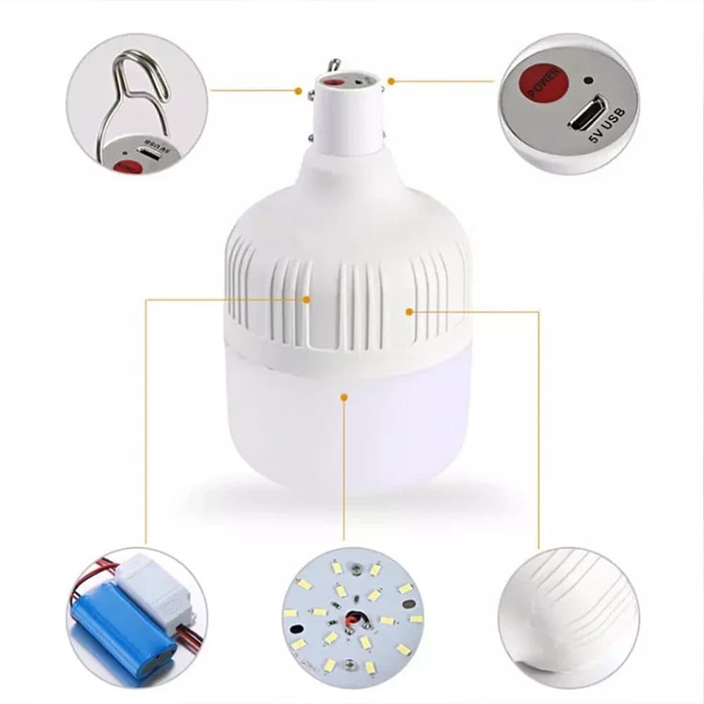 چراغ شارژی کمپینگ و چندمنظوره XO YH04 LED Lamp 1200mAh — تصویر ۴
