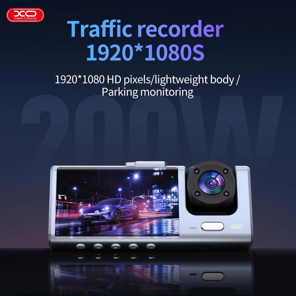 دوربین ثبت وقایع خودرو XO Dash Cam HD (XJ03) — تصویر ۱۲