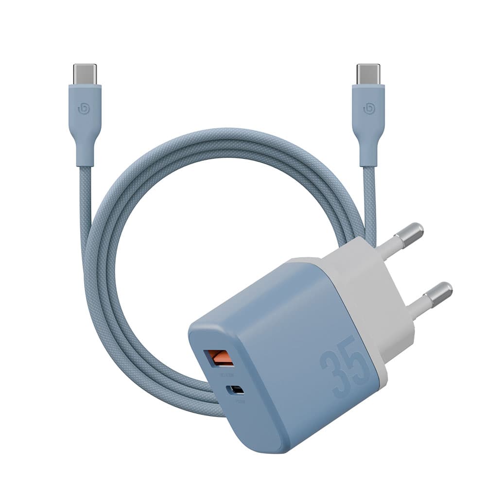 ست شارژر دیواری 35W و کابل USB-C بازیک Velox Bundle EU — تصویر ۱۲
