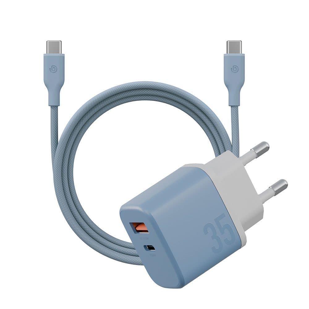 ست شارژر دیواری 35W و کابل USB-C بازیک Velox Bundle EU — تصویر ۴