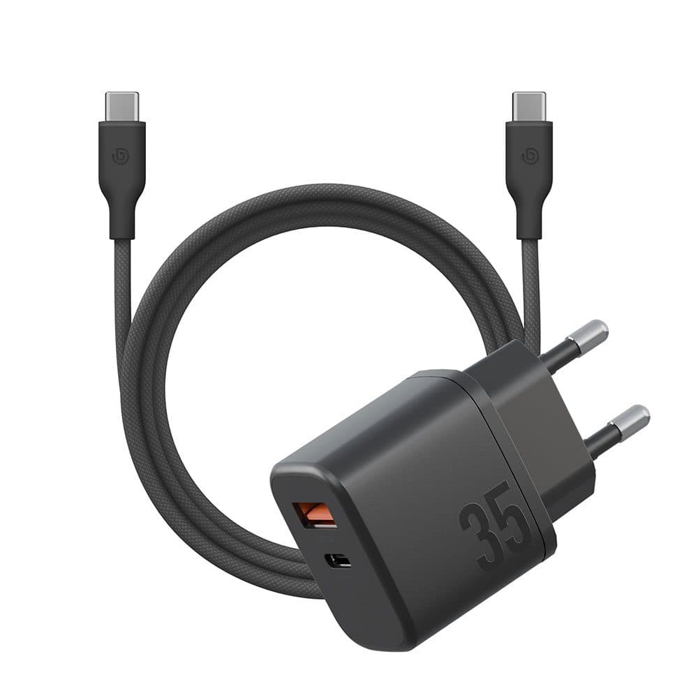 ست شارژر دیواری 35W و کابل USB-C بازیک Velox Bundle EU — تصویر ۶