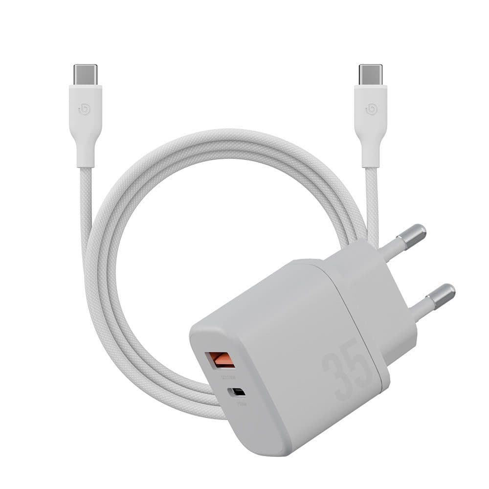 ست شارژر دیواری 35W و کابل USB-C بازیک Velox Bundle EU — تصویر ۷