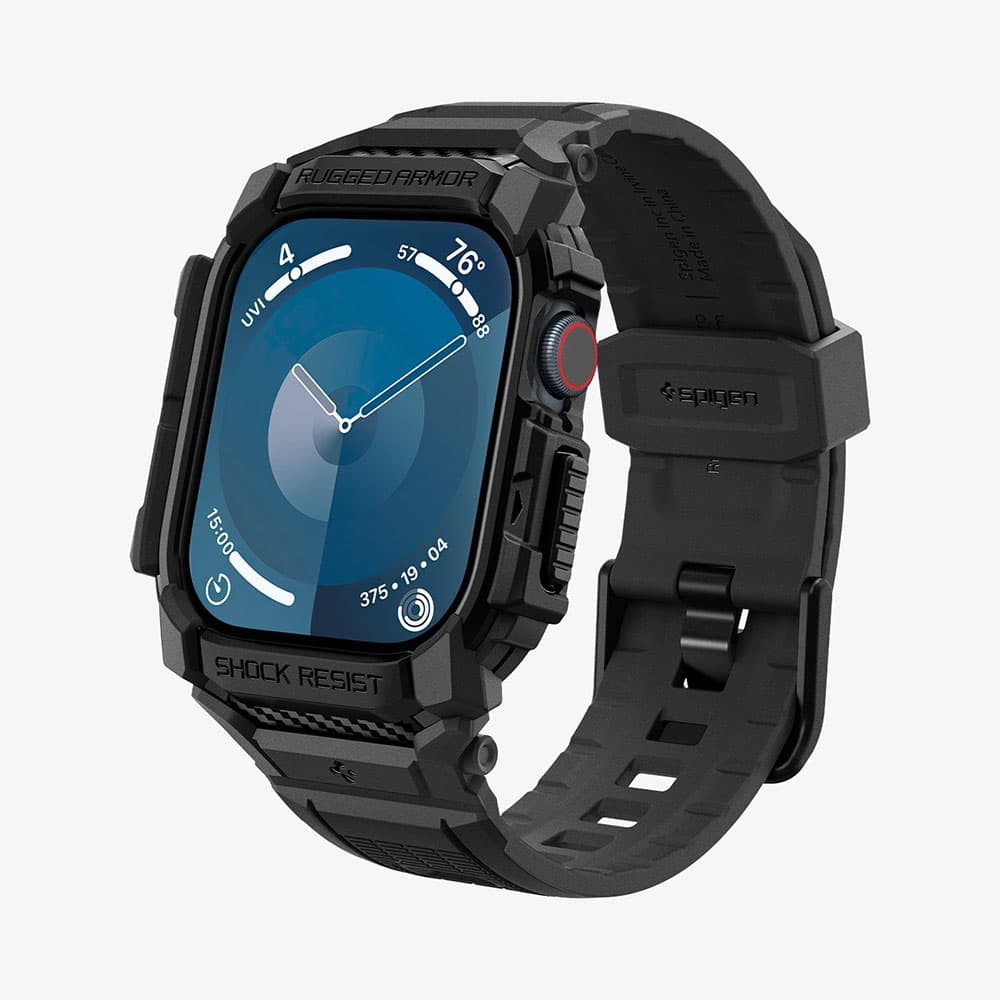 بند و کاور اپل واچ 46mm اسپیگن Spigen Rugged Armor Pro Apple Watch (46mm) — تصویر ۱۲