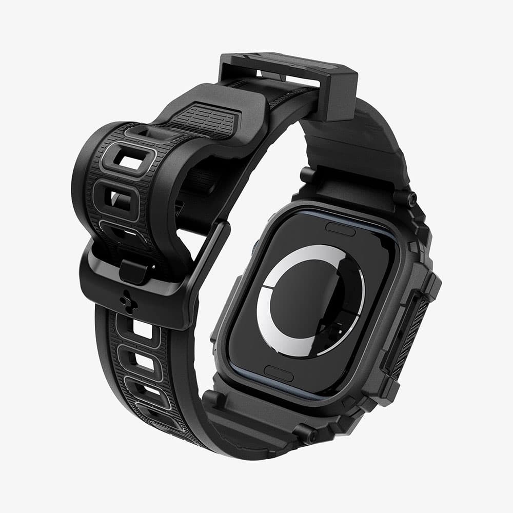 بند و کاور اپل واچ 46mm اسپیگن Spigen Rugged Armor Pro Apple Watch (46mm) — تصویر ۱۱