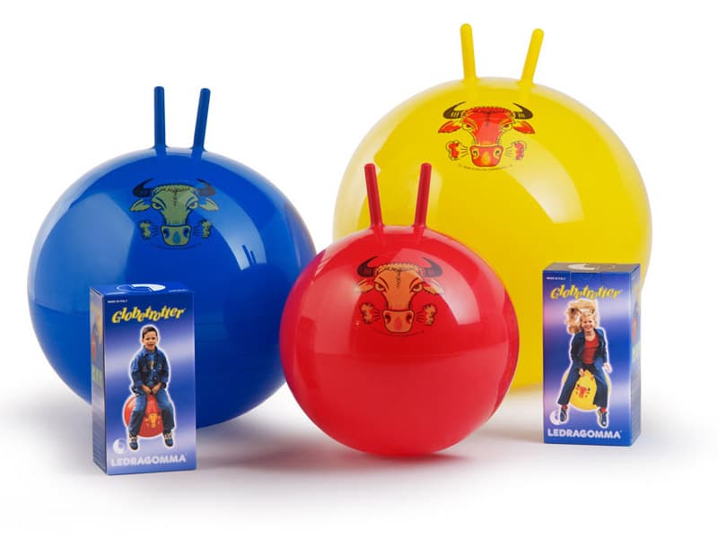 توپ پرشی لدراگوما Globetrotter red