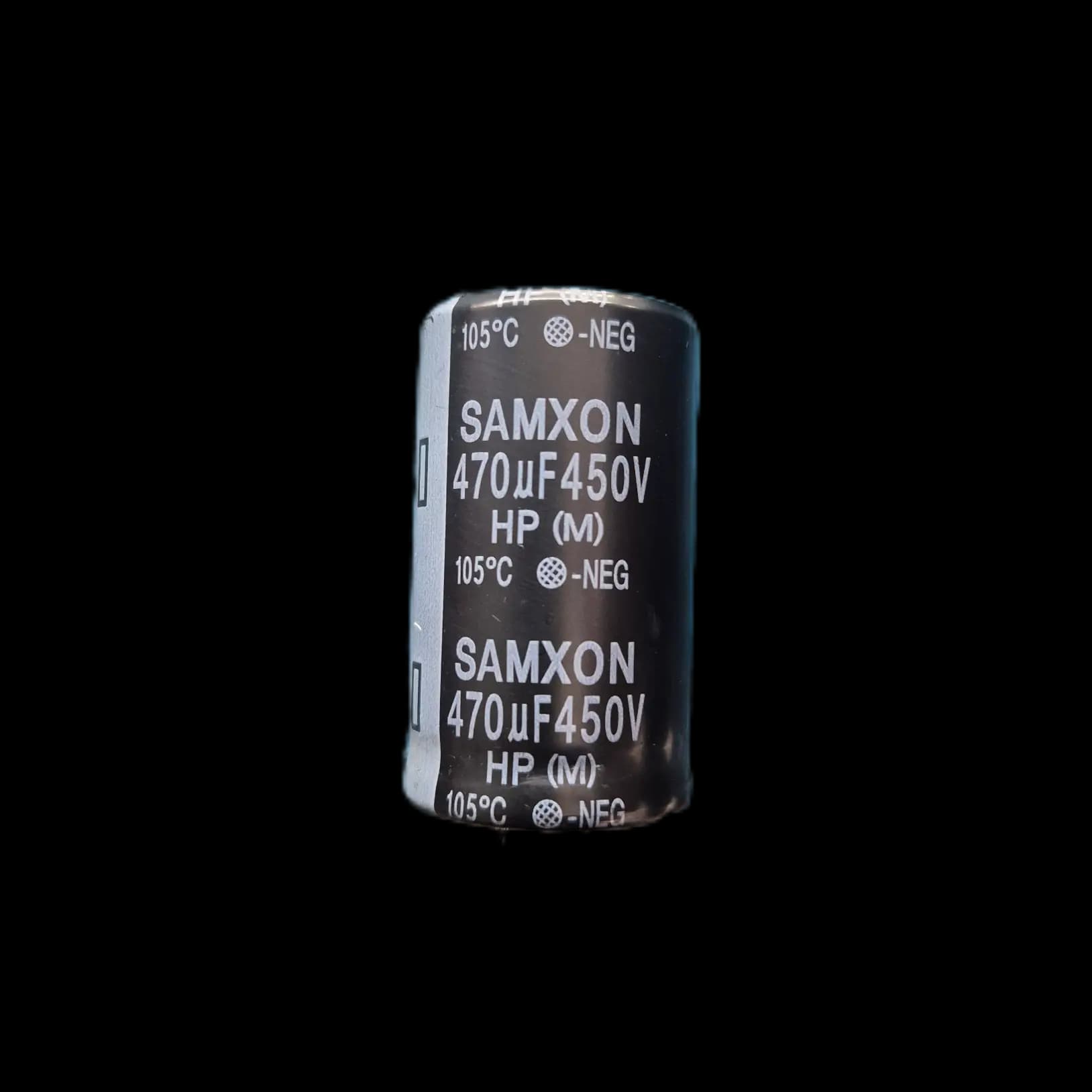 خازن الکترولیتی SAMXON 470uF 450V اورجینال استوک با تخفیف ویژه