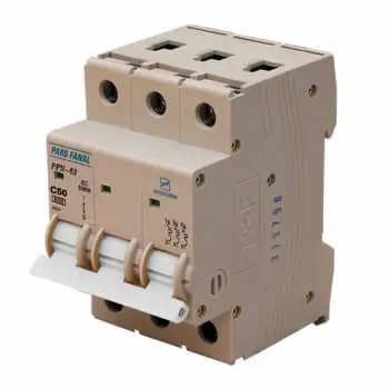 کلید مینیاتوری 50 آمپر سه پل پارس‌فانال PFN-3P-6KA MCB-50A