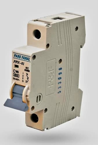 کلید مینیاتوری 16 آمپر تک‌فاز پارس‌فانال PFN-1P-6KA MCB-16A