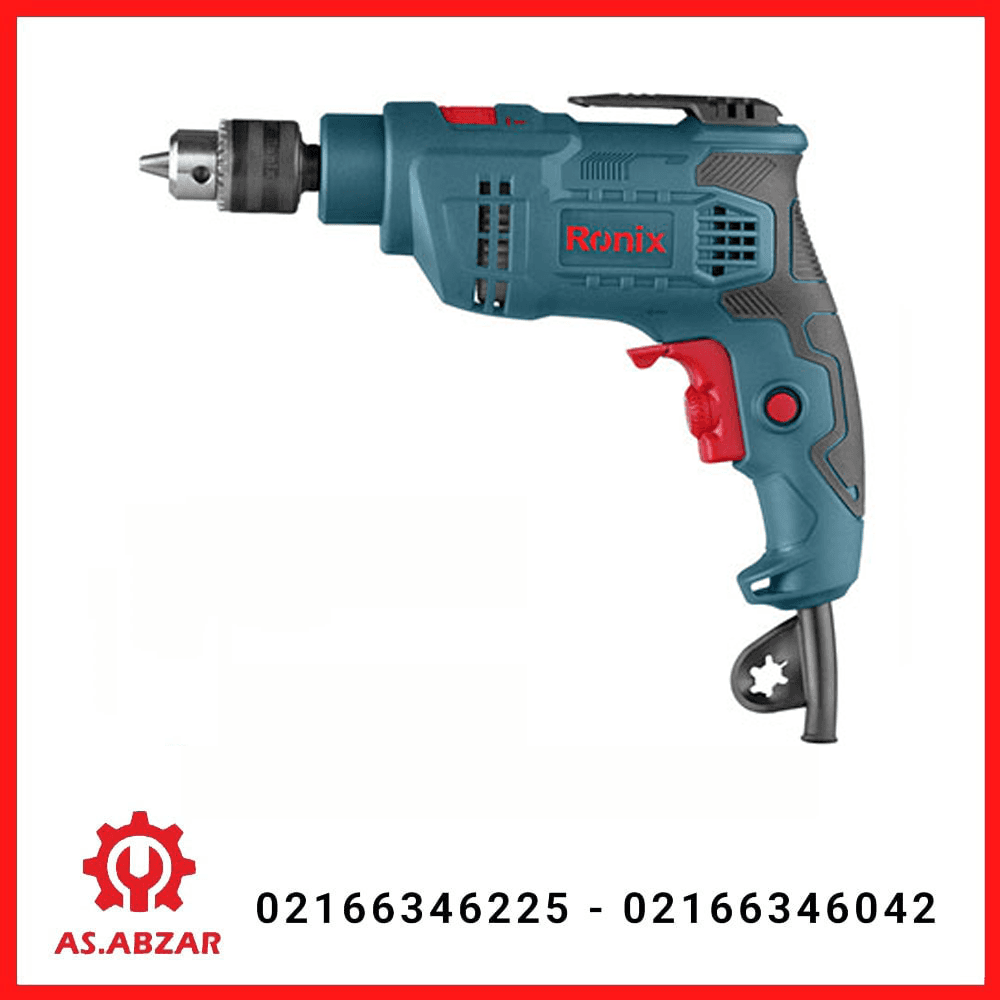 دریل 10 چکشی آچاری 450 وات رونیکس کد 2121