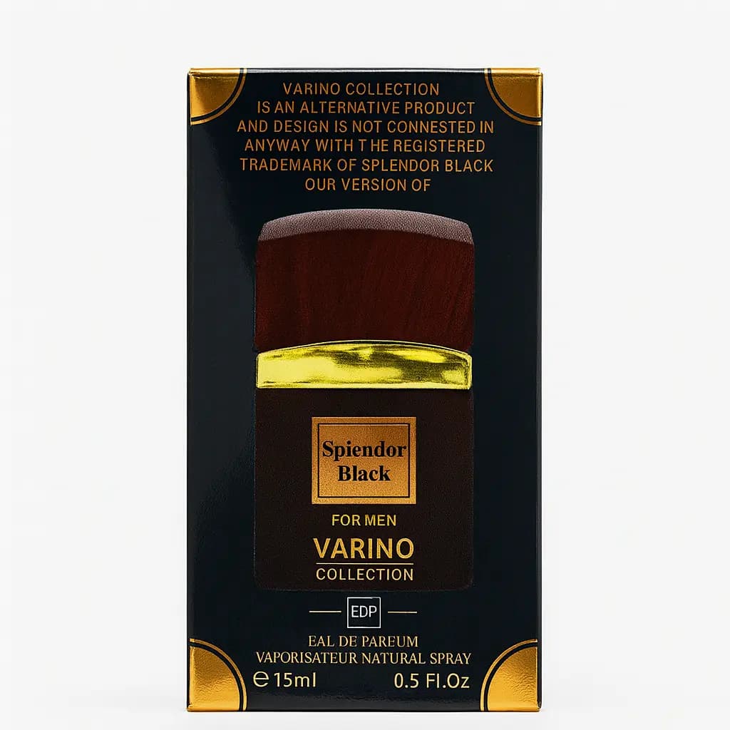 ادکلن جیبی اسپلندور بلک برند وارینو | VARINO