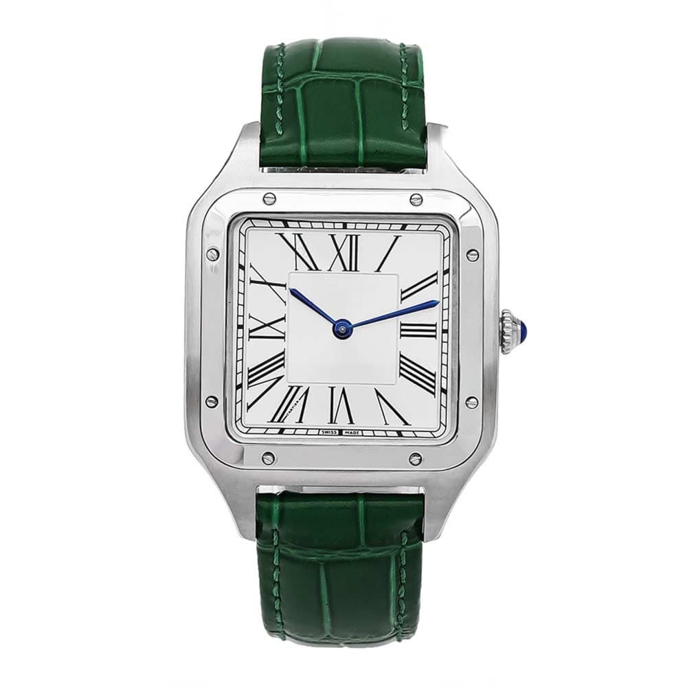 ساعت مچی مردانه کارتیر دمونت Cartier – بند سبز