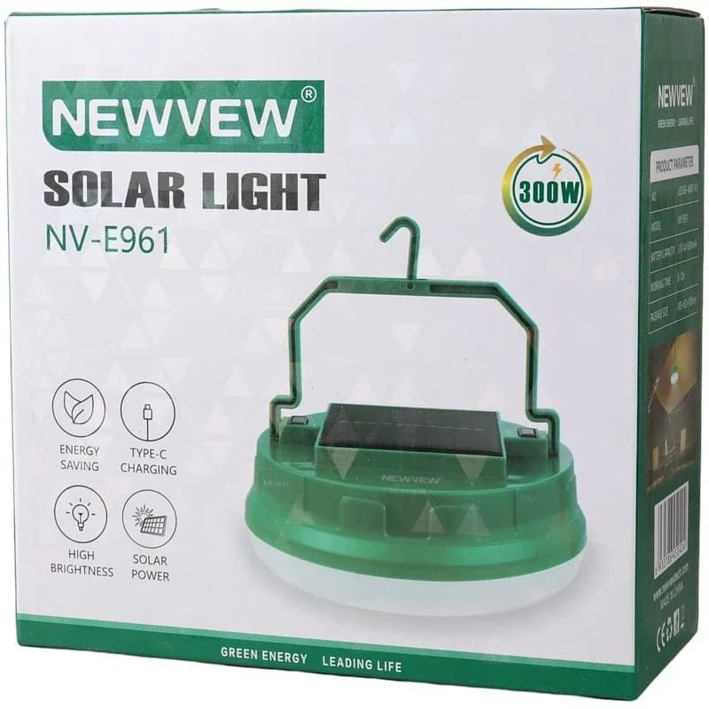 لامپ شارژی خورشیدی 300 وات Newvew NV-E961 — تصویر ۷