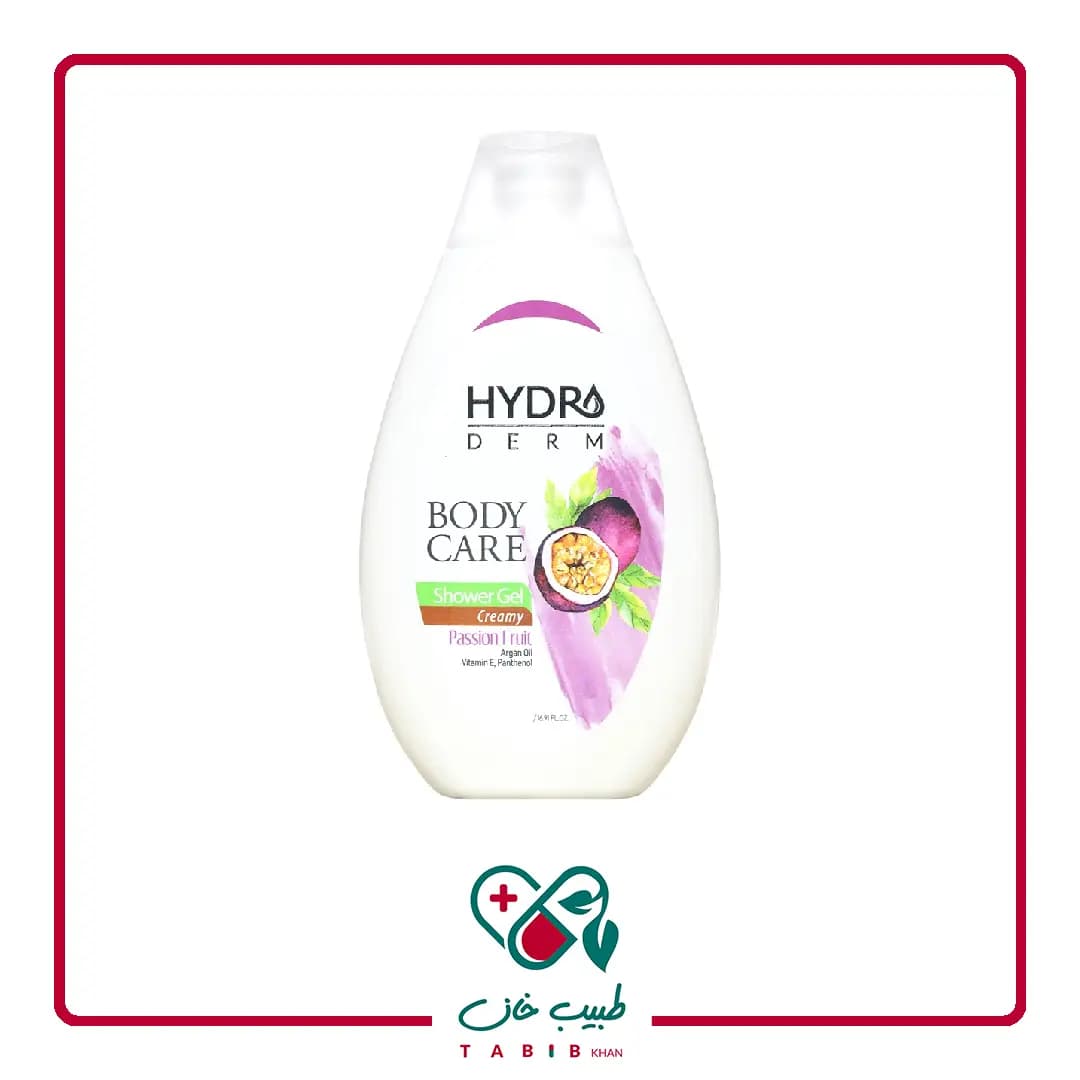 شامپو بدن کرمی هیدرودرم با رایحه پشن فروت 500 میلی لیتر/Hydroderm Body Care Passion Fruit Creamy Shower Gel — تصویر ۴