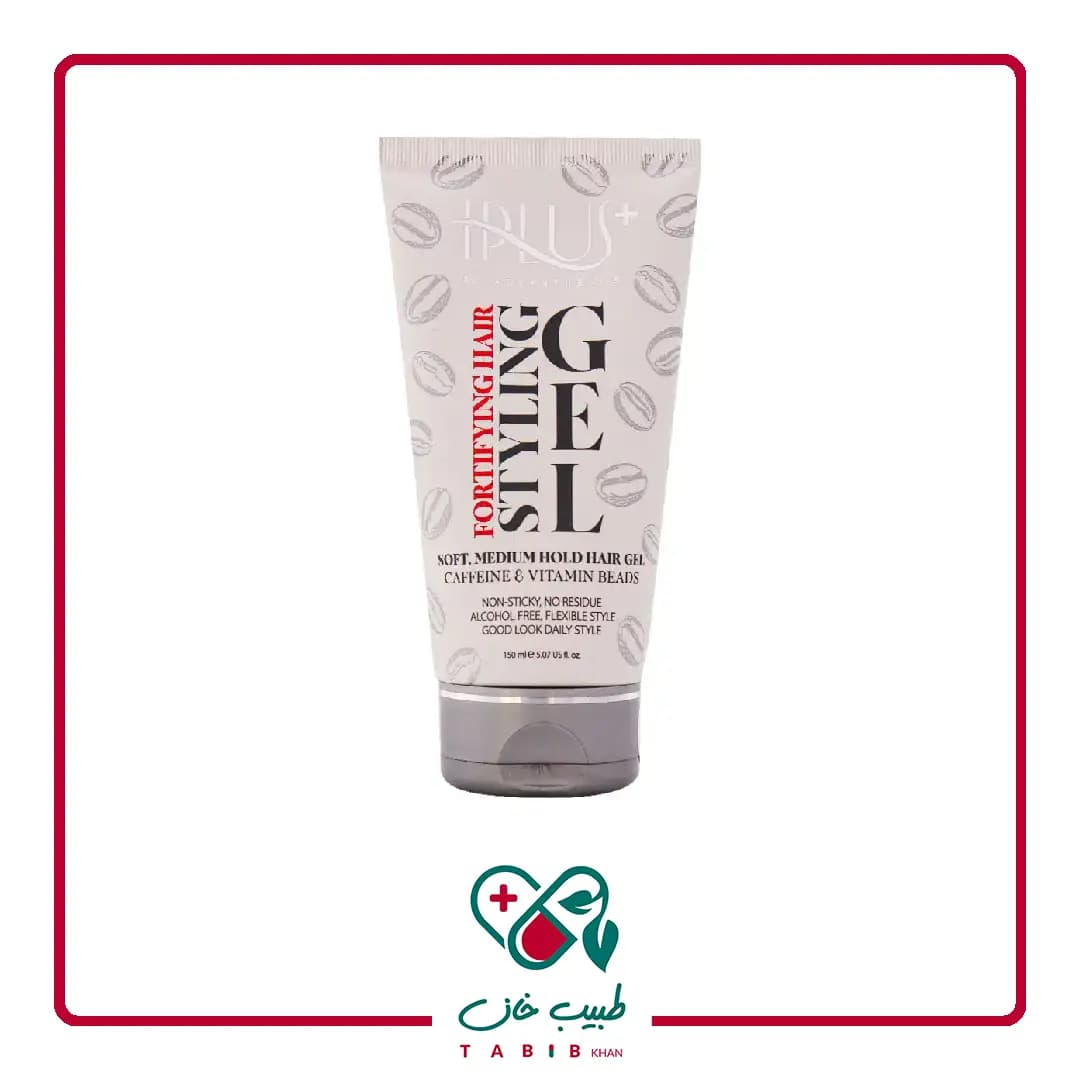 ژل حالت دهنده و تقویت کننده مو حاوی ویتامین و کافئین آی پلاس 150 میلی لیتر/I Plus Medium Hold Hair Gel 150 Ml