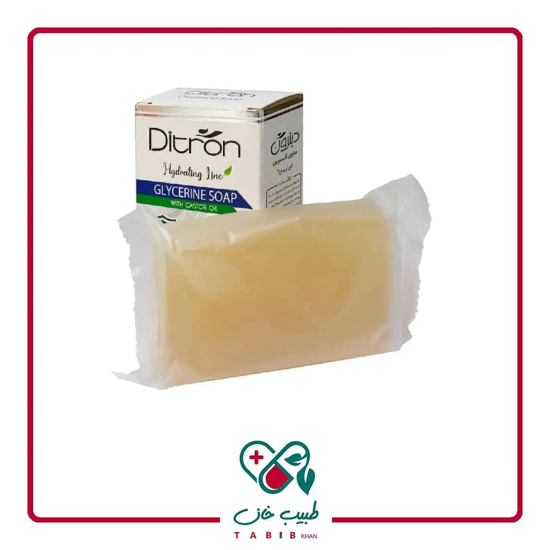 صابون گلیسیرینه شفاف دیترون مناسب پوست های خشک و معمولی 110 گرم/Ditron Glycerine Transparent Soap For Dry Skins 110 g — تصویر ۳