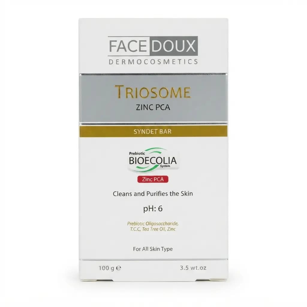 پن کنترل کننده چربی آکنه زوم فیس دوکس مناسب پوست های چرب و جوش دار/Facedoux Acnesome Sebum Control Sydnet Bar Soap Free Ph 5.5