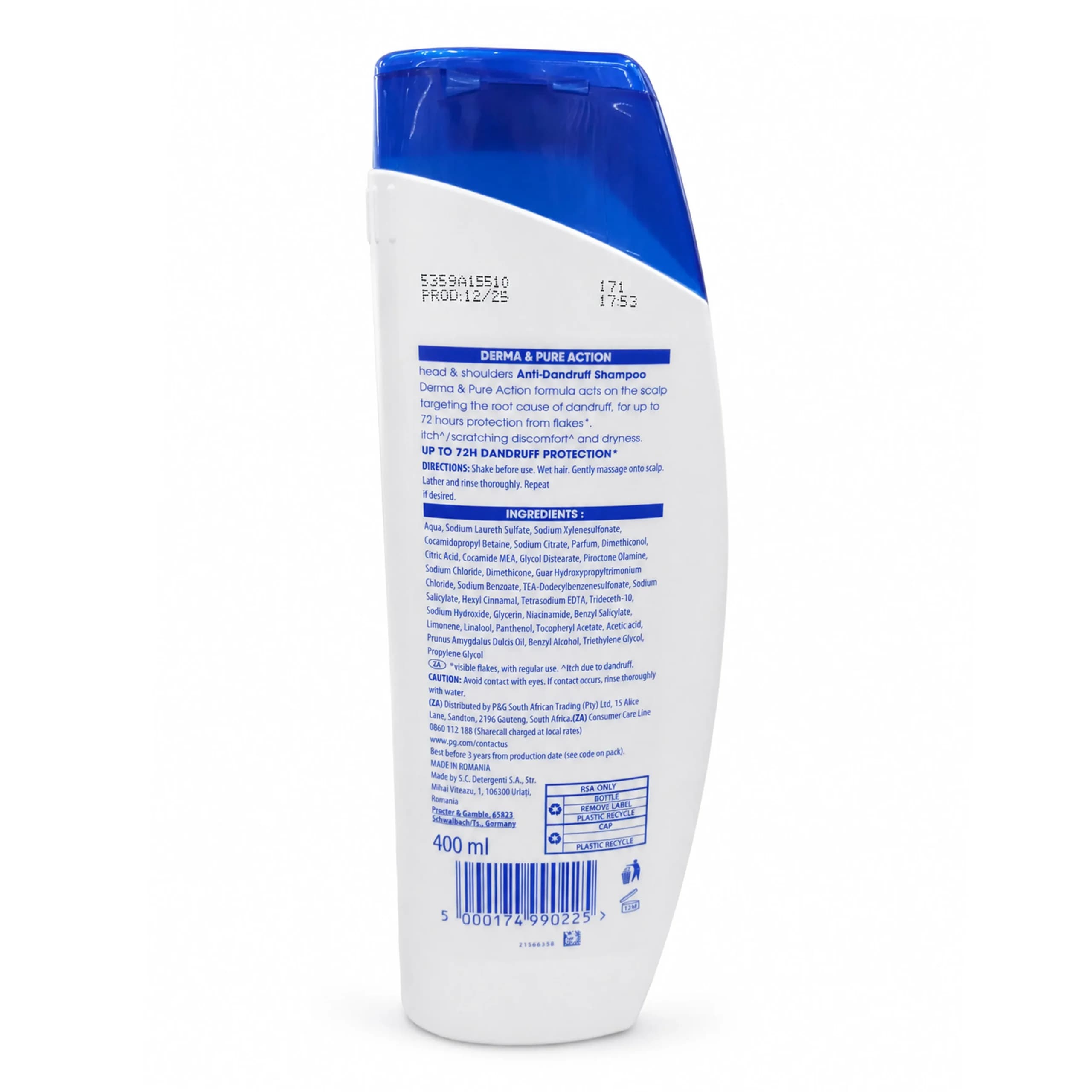 شامپو هد اند شولدرز مدل Dry Scalp حجم 400 میل آلمانی — تصویر ۹
