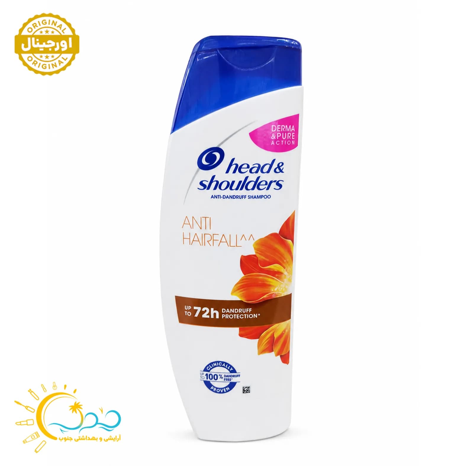 شامپو ضد ریزش مو هد اند شولدرز مدل Anti hair fall حجم 400 میل آلمانی — تصویر ۲