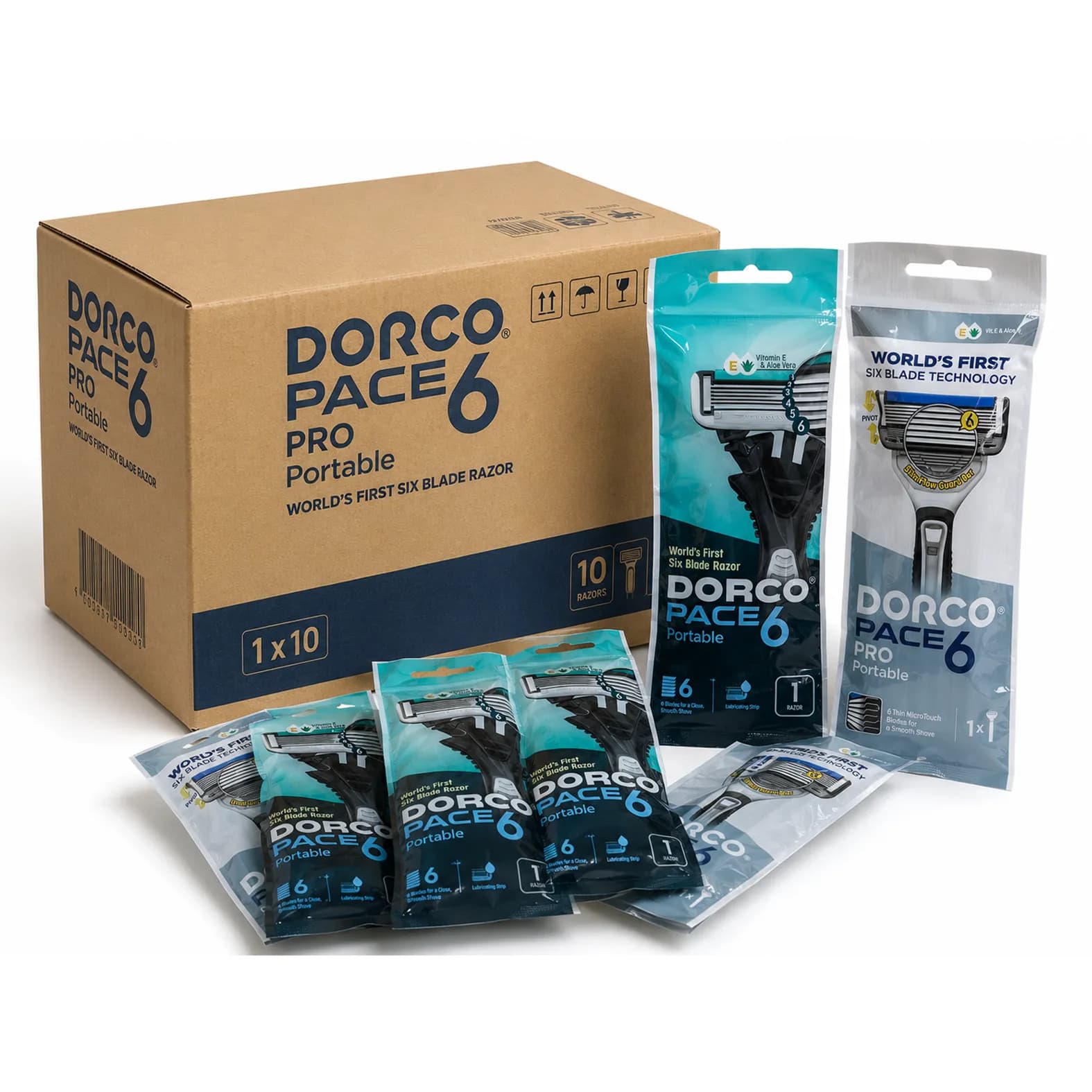 ژیلت ۶ لبه دورکو Dorco | تعداد 12 عدد — تصویر ۲