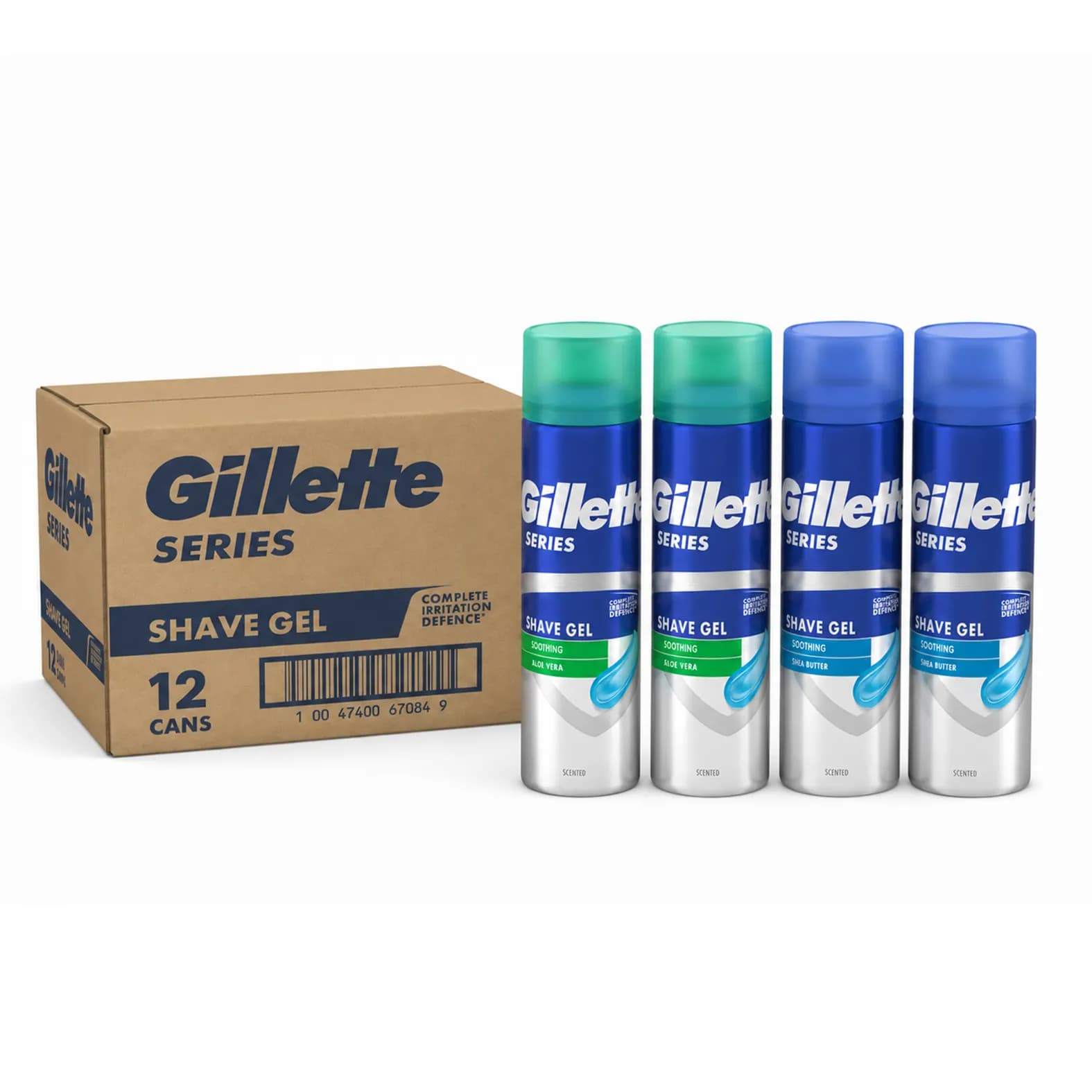 ژل اصلاح برند ژیلت Gillette حجم 200 میل | تعداد 6 عدد — تصویر ۳