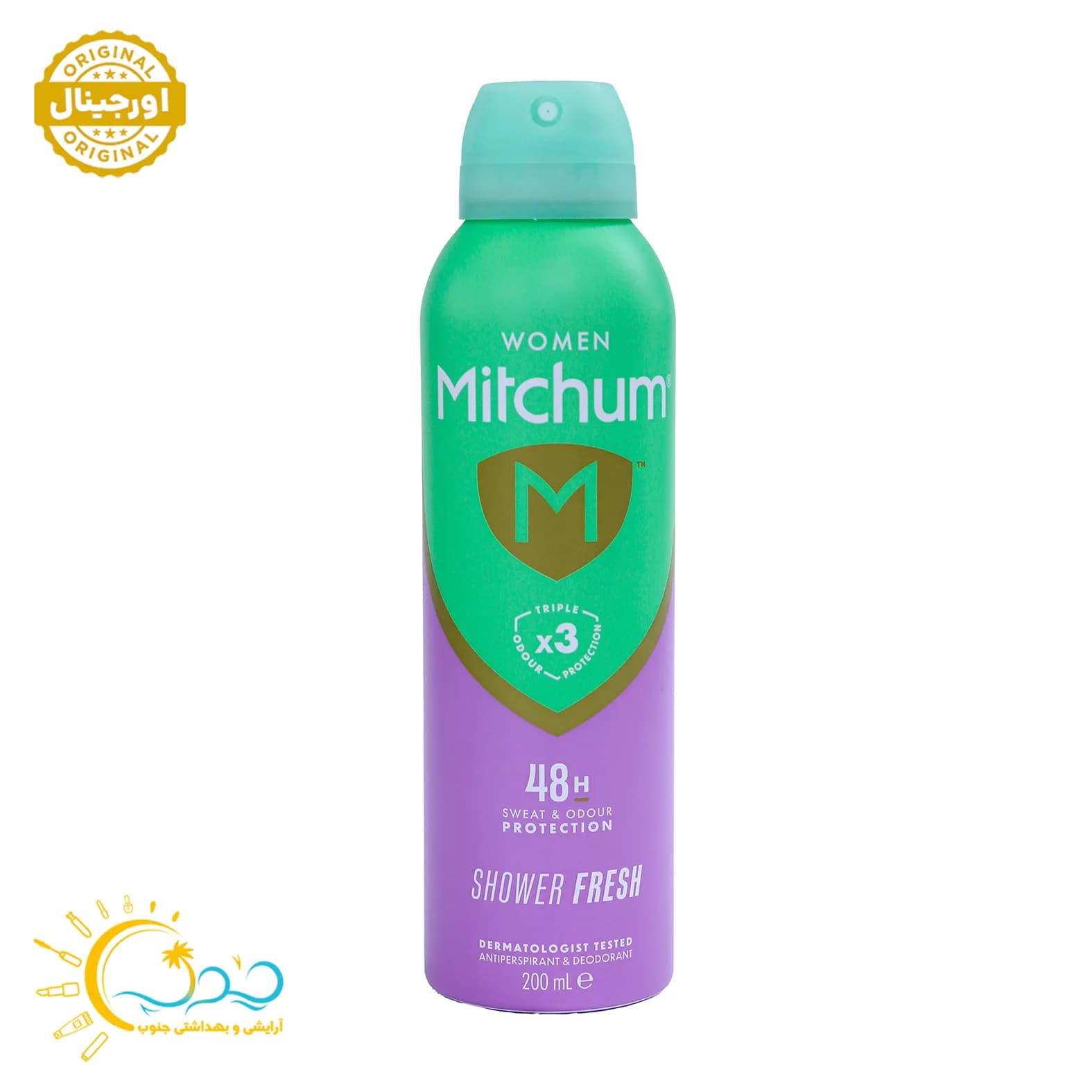 اسپری ضدتعریق زنانه میچام Mitchum Invisible Shower Fresh حجم 200 میل