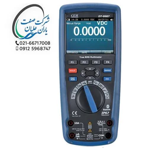 مولتی متر دیجیتال حرفه ای مدل DT-9987 CEM — تصویر ۳