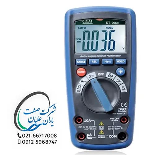 مولتی متر دیجیتال مدل DT-9960 — تصویر ۲