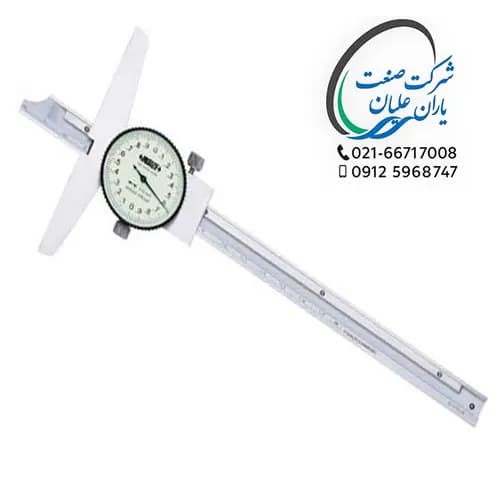 عمق سنج ساعتی اینسایز 200 میلیمتر مدل 200-1340 — تصویر ۳
