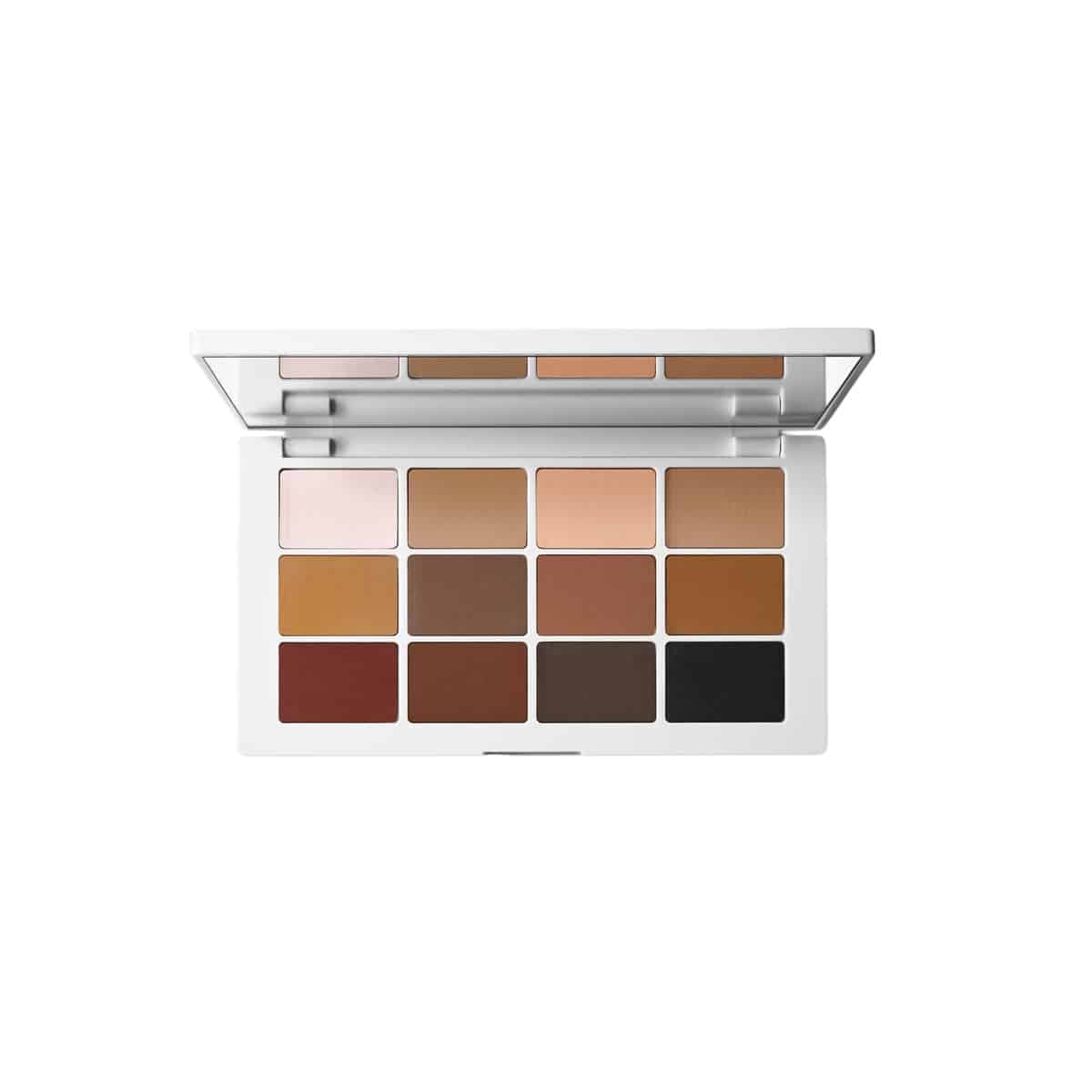 پالت سایه میکاپ بای ماریو اصل 12 رنگ MASTER MATTES EYESHADOW PALETTE