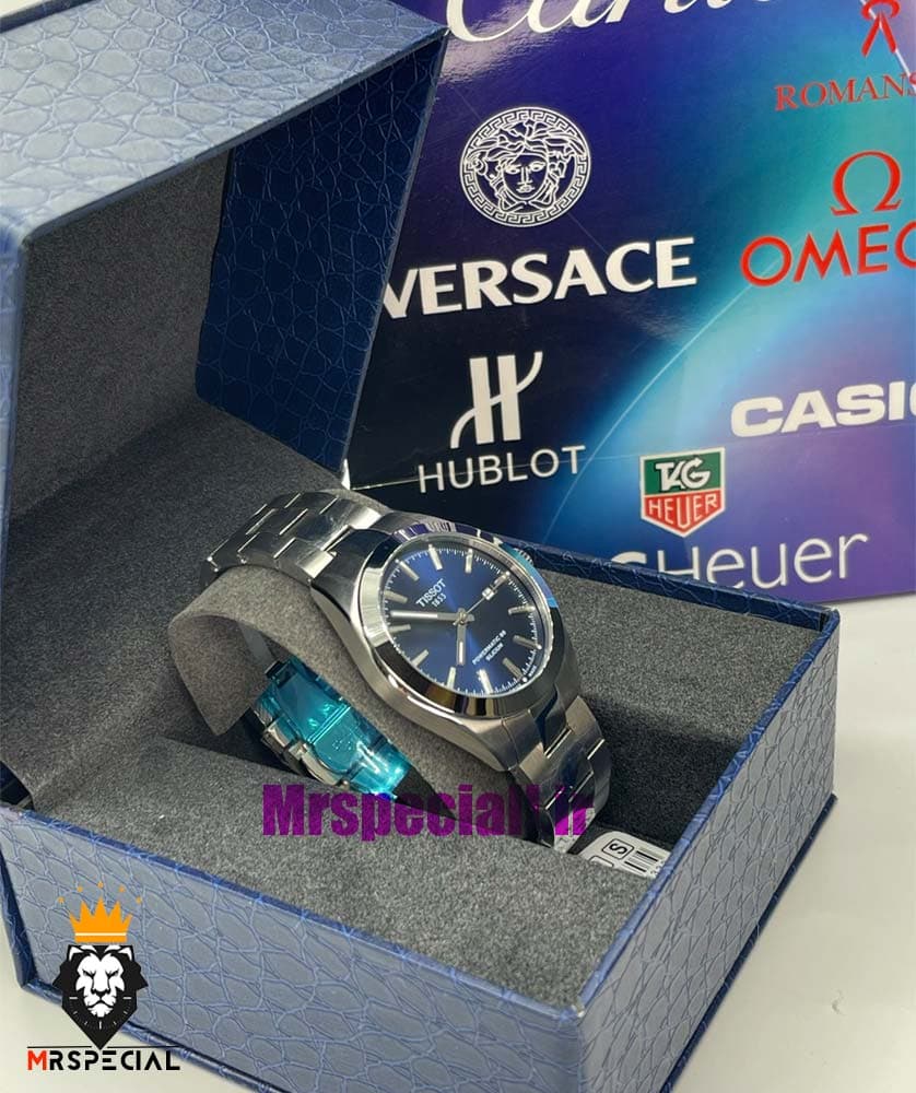 ساعت تیسوت مردانه استیل کوارتز صفحه ابی 021463 TISSOT — تصویر ۱۱