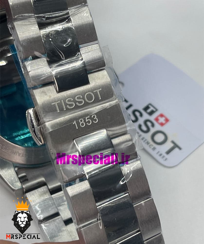 ساعت تیسوت مردانه استیل کوارتز صفحه ابی 021463 TISSOT — تصویر ۷