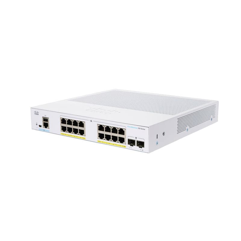 سوئیچ 16 پورت PoE سیسکو CBS350-16P-2G در بازار شبکه — تصویر ۲