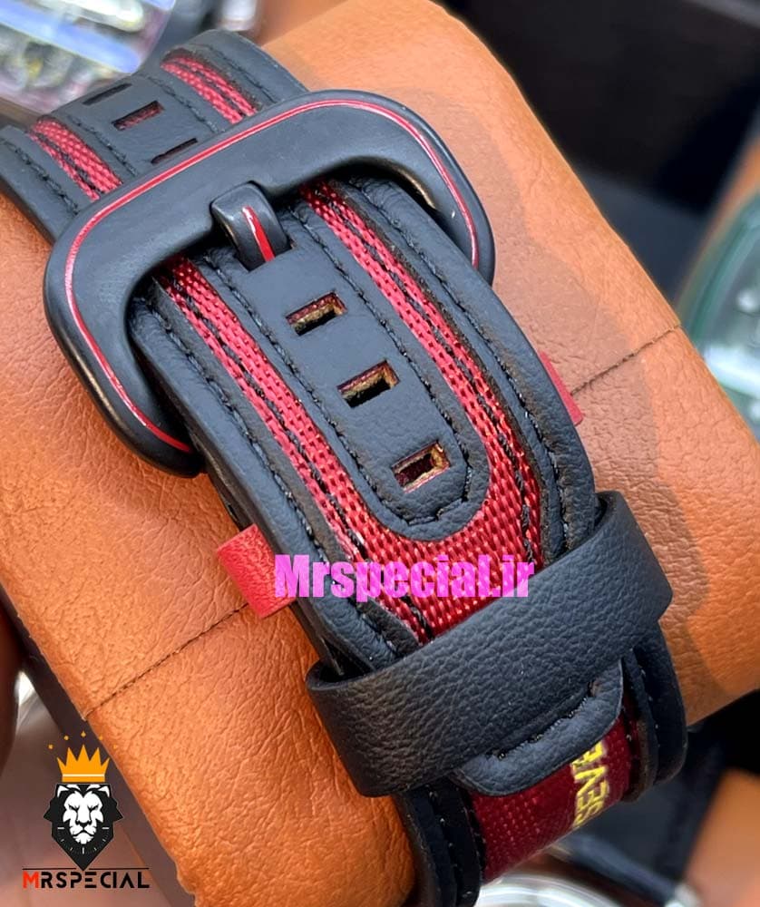 ساعت مچی مردانه سون فرایدی اتوماتیک بند رابر مشکی قرمز صفحه مشکی قرمز SEVENFRIDAY 021409 — تصویر ۱۱