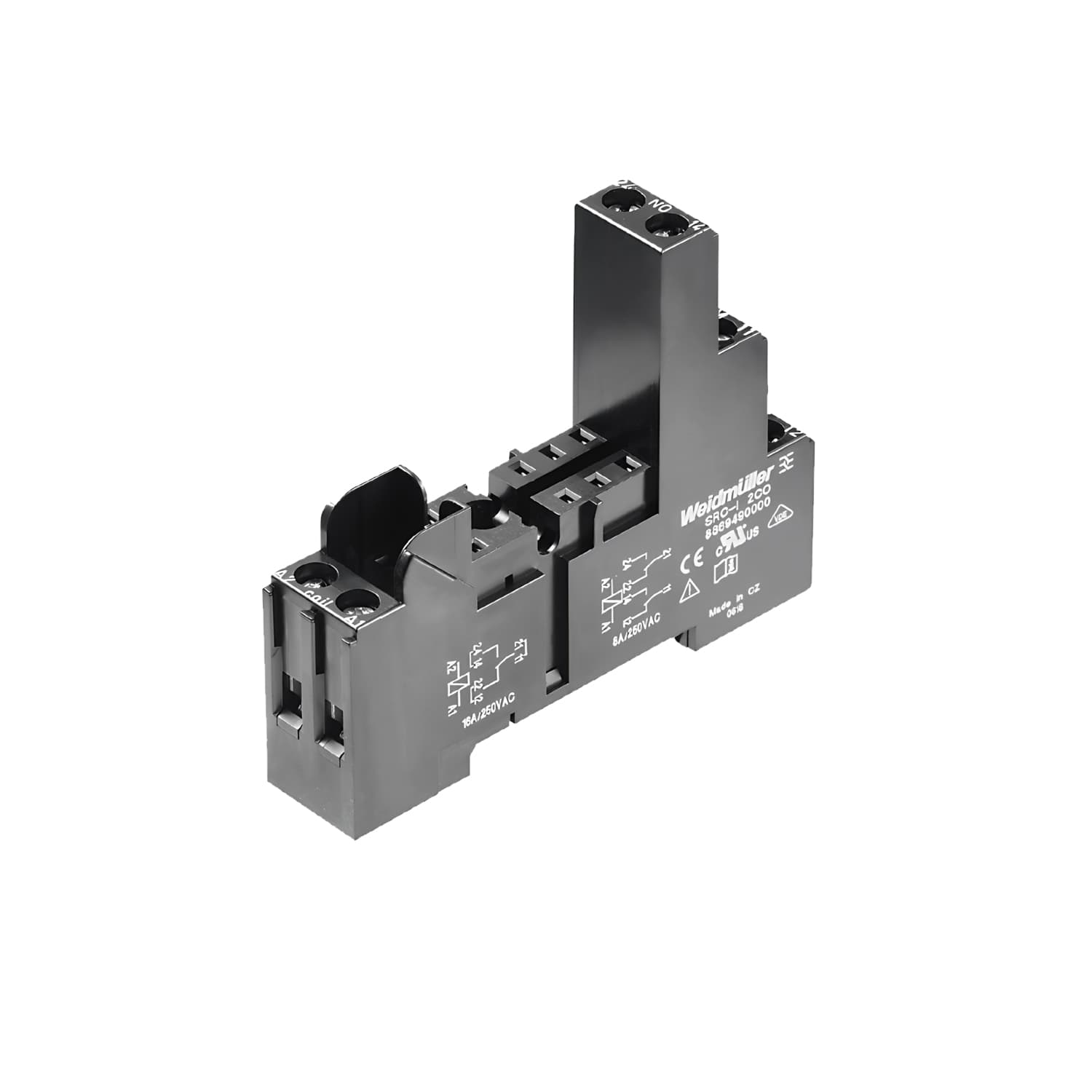 پایه رله دو کنتاکت 8 پین SRC-I 2CO (برای رله RCI) وایدمولر 8869490000