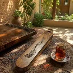 جا مضرابی چوبی سنتور — تصویر ۵