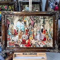 تابلو فرش تاجگذاری طرح جدید در سه سایز — تصویر ۵