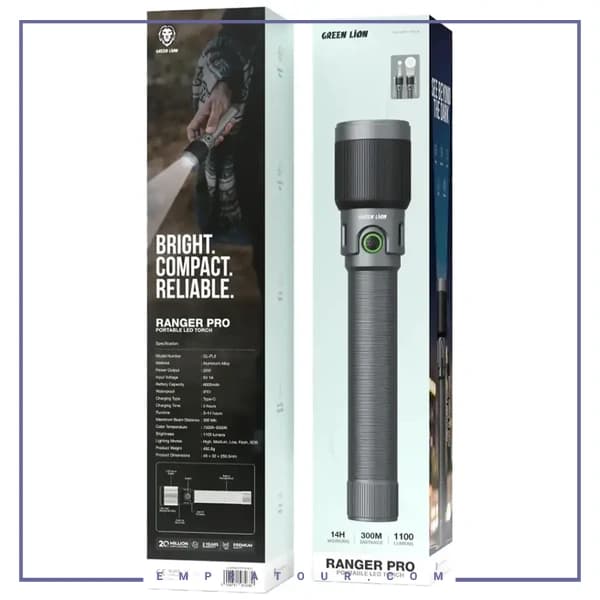 چراغ قوه LED گرین لاین GNRNGRPRTH — تصویر ۴